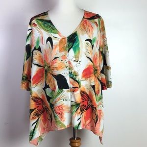 Chico’s | Size 3 Woman’s Top NWT Floral